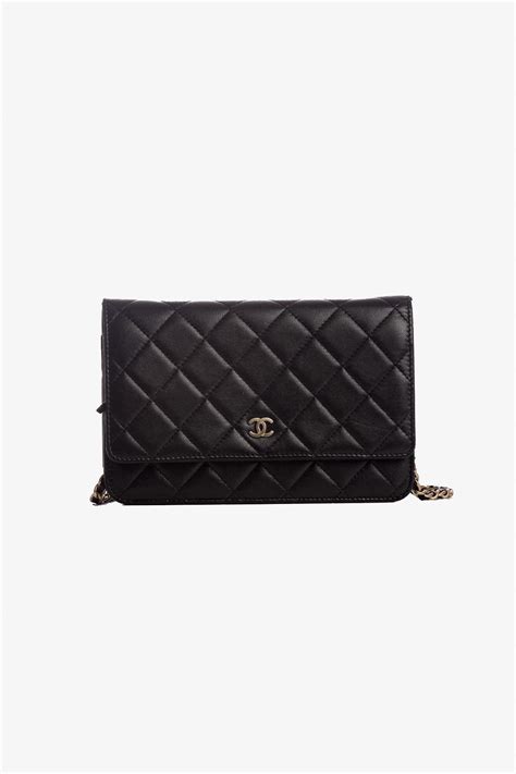 chanel classic quilted wallet on chain|chanel wallet on chain measurements.